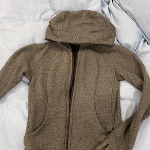 Lulu grey scuba sweater